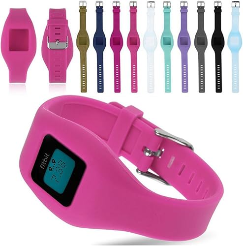 Miniatura 6 de Pulsera de hebilla para Fitbit Zip, correa de silicona de repuesto con cierre de reloj cromado y hebilla de cierre para Fitbit Zip