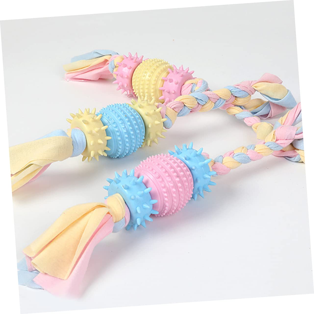 Mipcase Juguetes Juguetes para Perros Juguetes para Masticar 3 Piezas De Juguete para Mascotas Juguete De Cuerda De Algodón para Mascotas Juguete para Morder Perros Suministros para