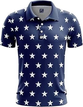 Amazon.com: Greater Half Stars No Bars Golf Polo (S-XXXXL