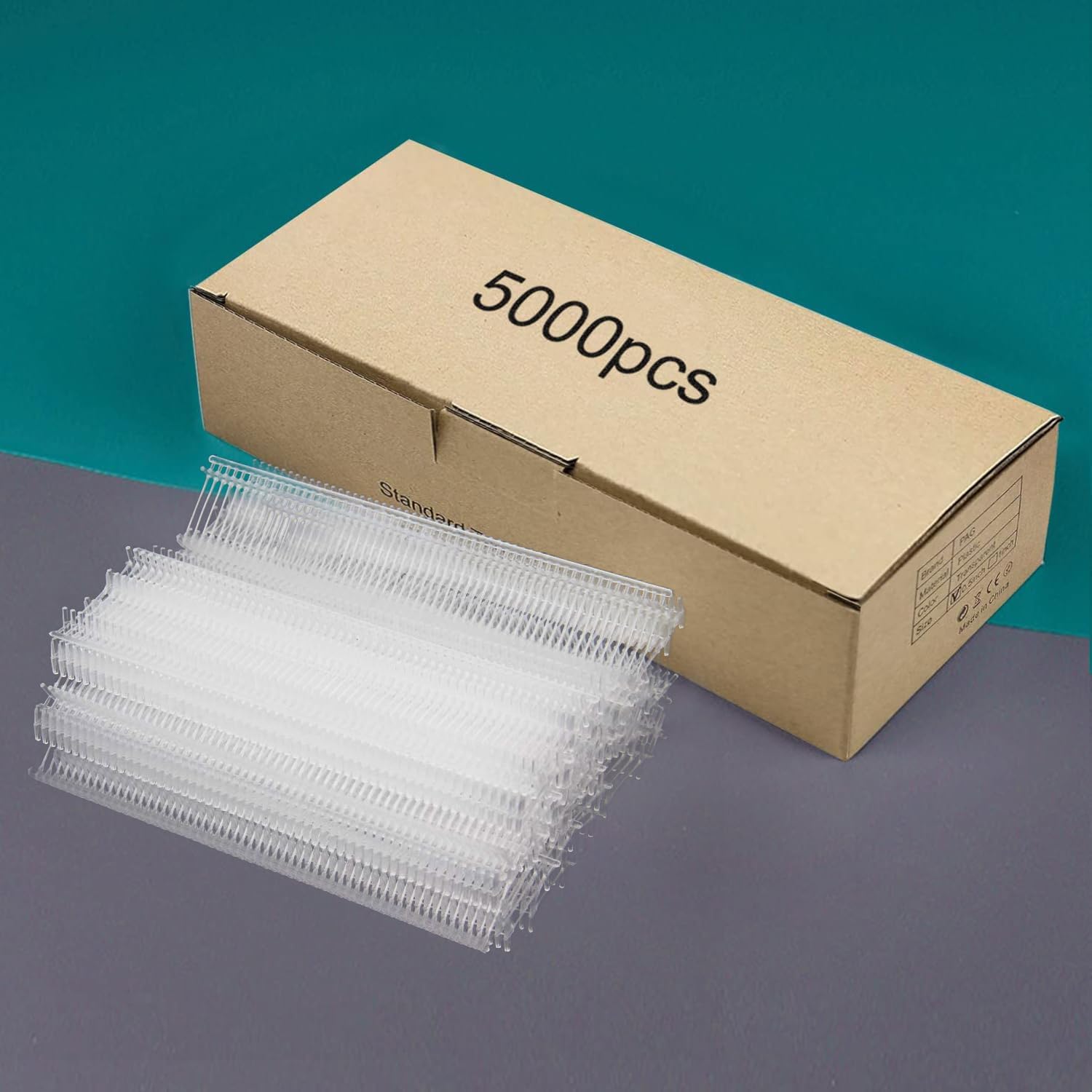 1000 Black Tag Gun Barbs Fasteners Standard Price Labels