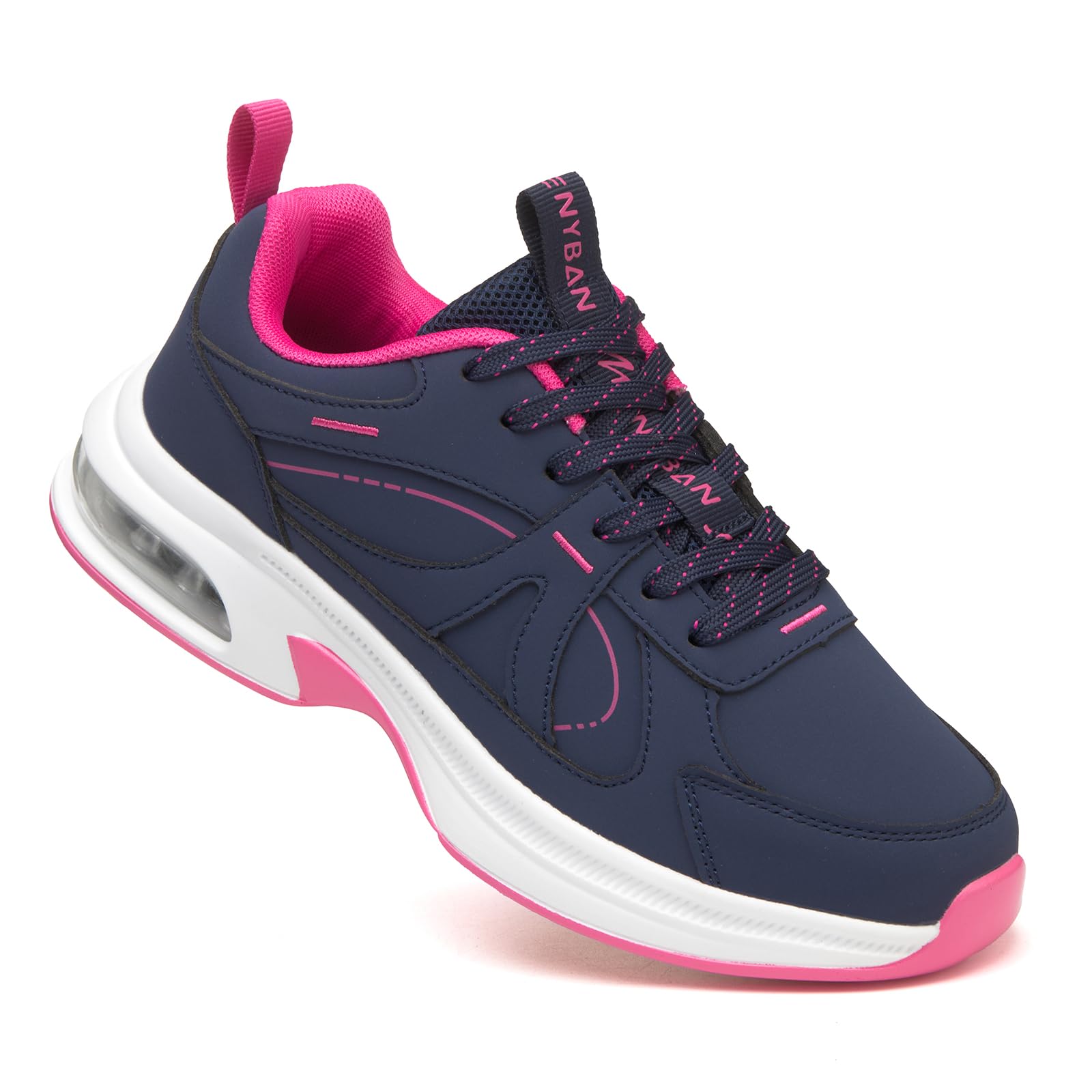 Aolinafe Walking Shoes Women Cushion Comfortable Training Sneakers | Women'S Supportive Tennis Shoes With Cushioning Mesh Arch Support Non Slip Sole Lightweight All Day Walking Outdoor Gym Wear