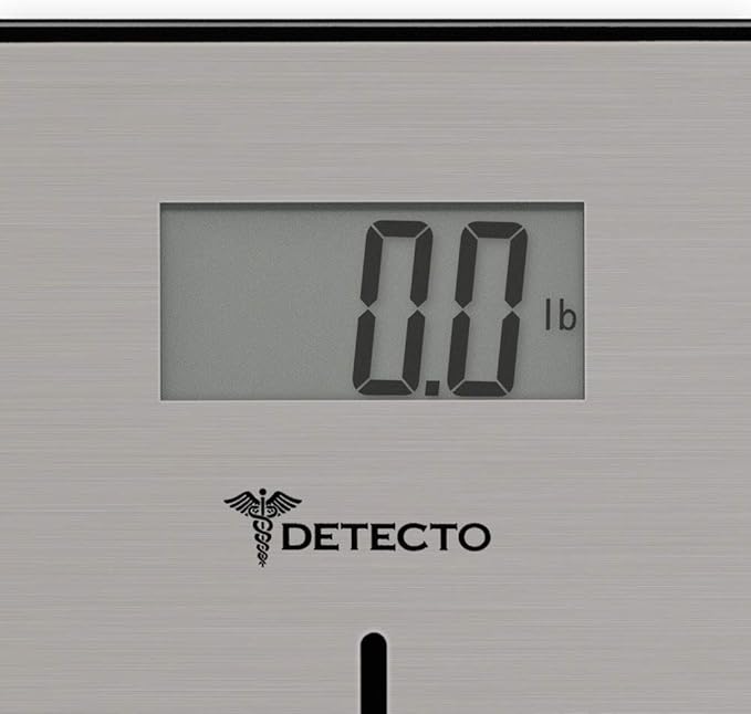 Báscula de Baño Digital Detecto D133 Acero Inoxidable 400 lb miniatura 8