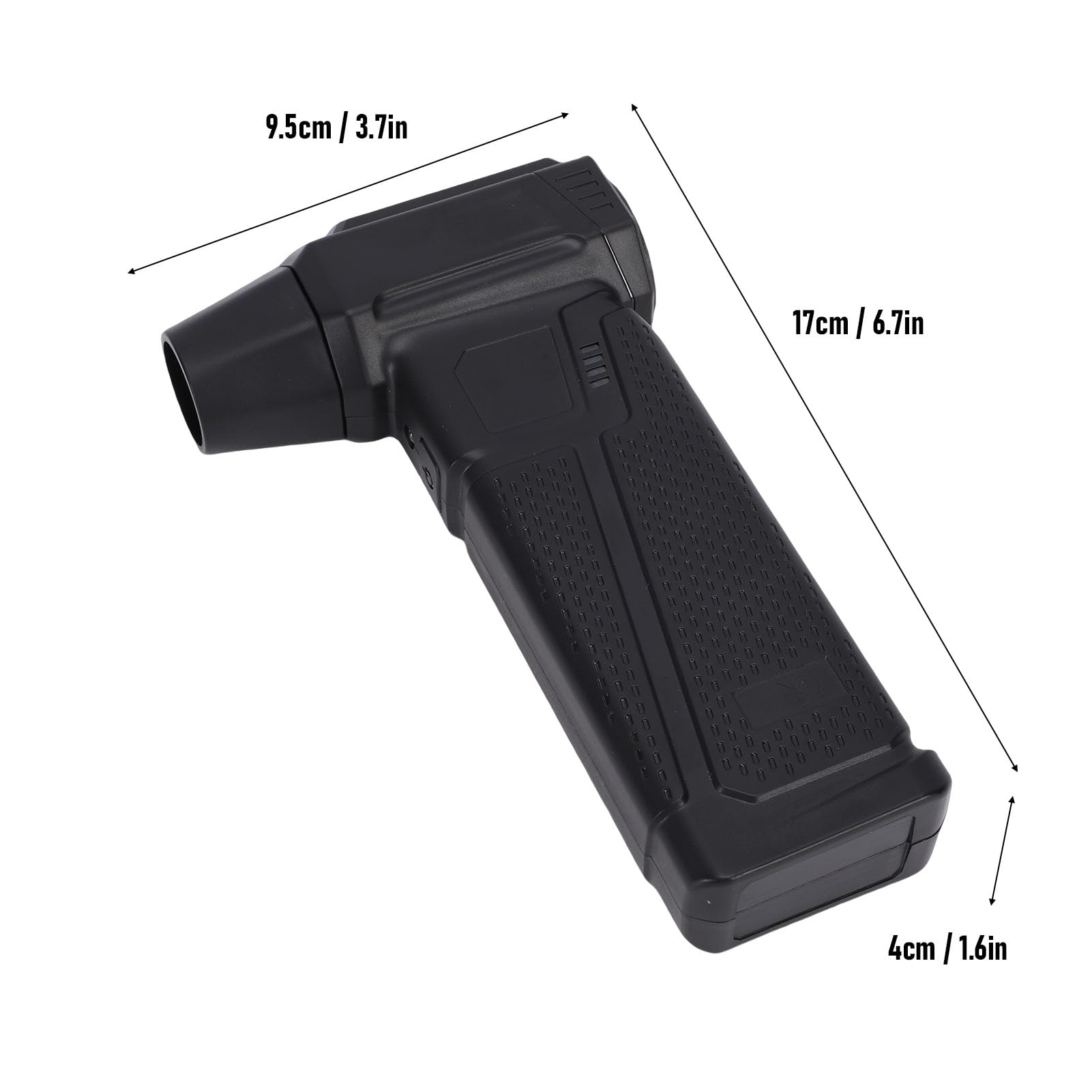 Haofy Soffiatore Ad Aria Compressa 130000 Giri/min, 4 velocità Regolabili, Batteria Ricaricabile da 4000 MAh, Soffiatore Elettrico con Luce LED e Ventola Turbo per Tastiera del