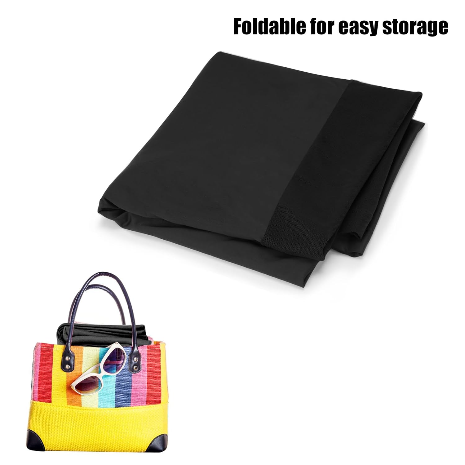 Stretchy Panoramic Canopy Compatible with Wonderfold Stroller Wagons W2/W4 All Models,UPF50+ Sun Protection with Two Mesh Windows,Sun Shade and Protection(Black)