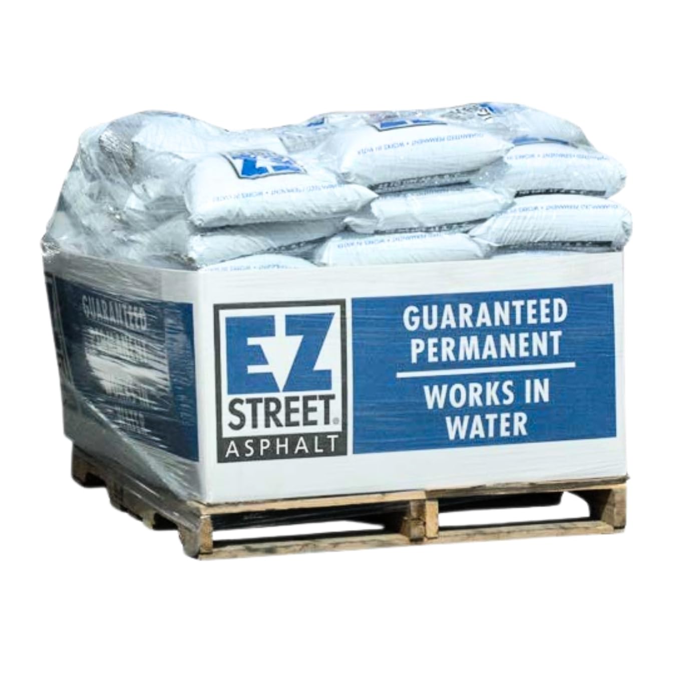 EZ Streeet Asphalt | Permanent Pothole Repair | Cold Lay Tarmac | 50 x 22kg Bags