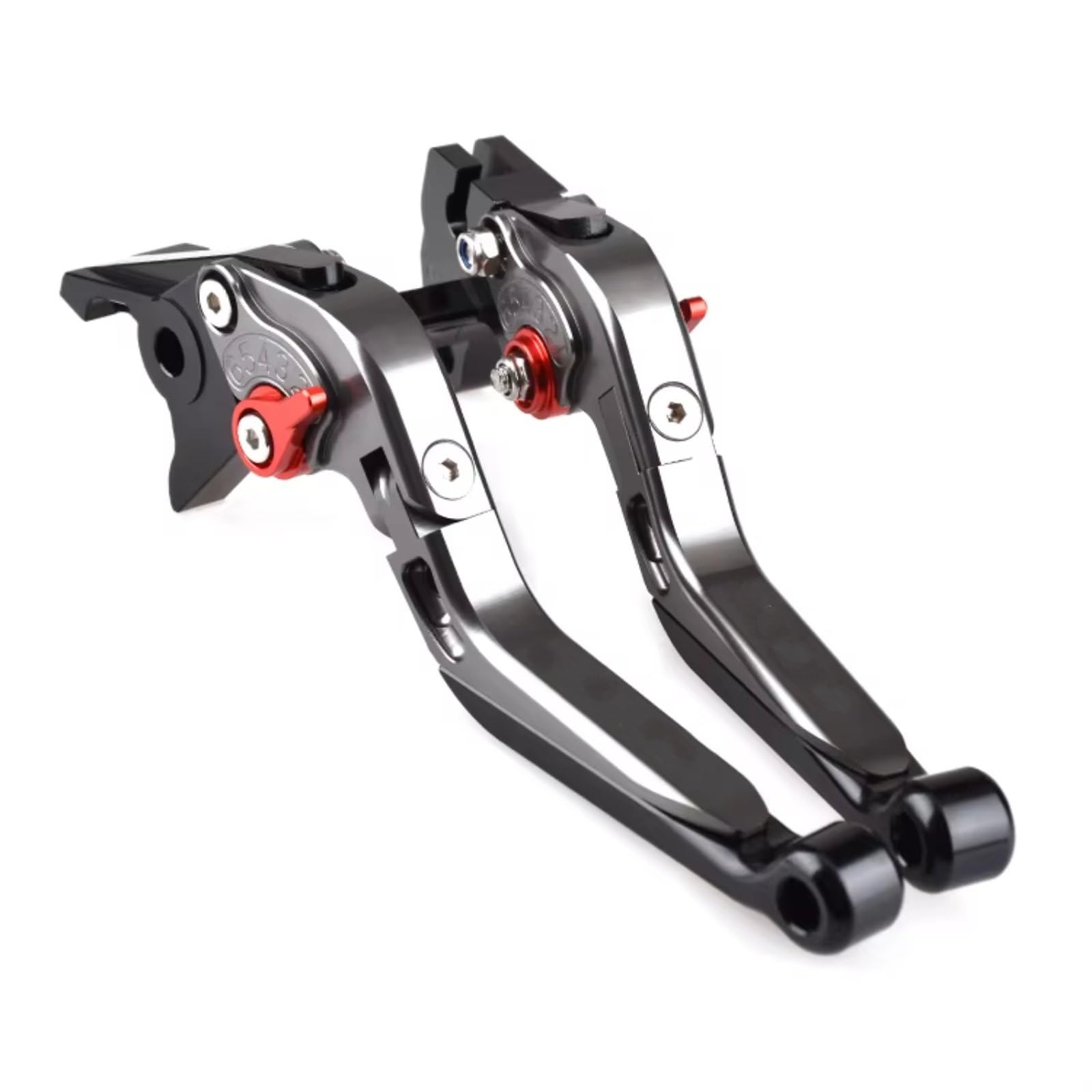 Naojino Silver Brake Clutch Levers Motorcycle Cnc Adjustable Folding Extendable Brake Clutch Levers Handle For Cb650f For Cbr650f 2014-2025 Motorcycle Brake Clutch Levers(Silver)