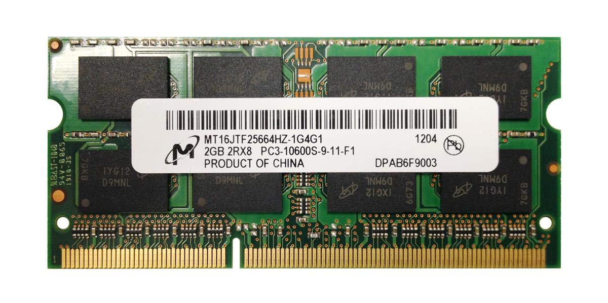 Micron 2?GB ddr3メモリSo - Dimm 204pin pc3???10600s 1333?MHz mt16jsf25664hz-1g4?F1 Micron 2GB DDR3 Memory SO-DIMM 204pin PC3-10600S 1333MHz