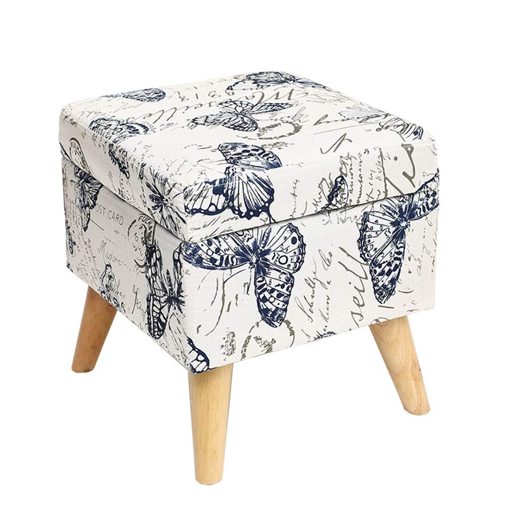 Changer de chaussures tabouret mode imprimé pour entrée et salon