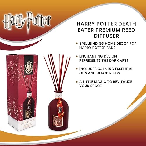 Miniatura 6 de Harry Potter House Gryffindor - Difusor de caña de alta calidad, aroma de aceite esencial con fragancia única  Decoración del hogar esenciales para