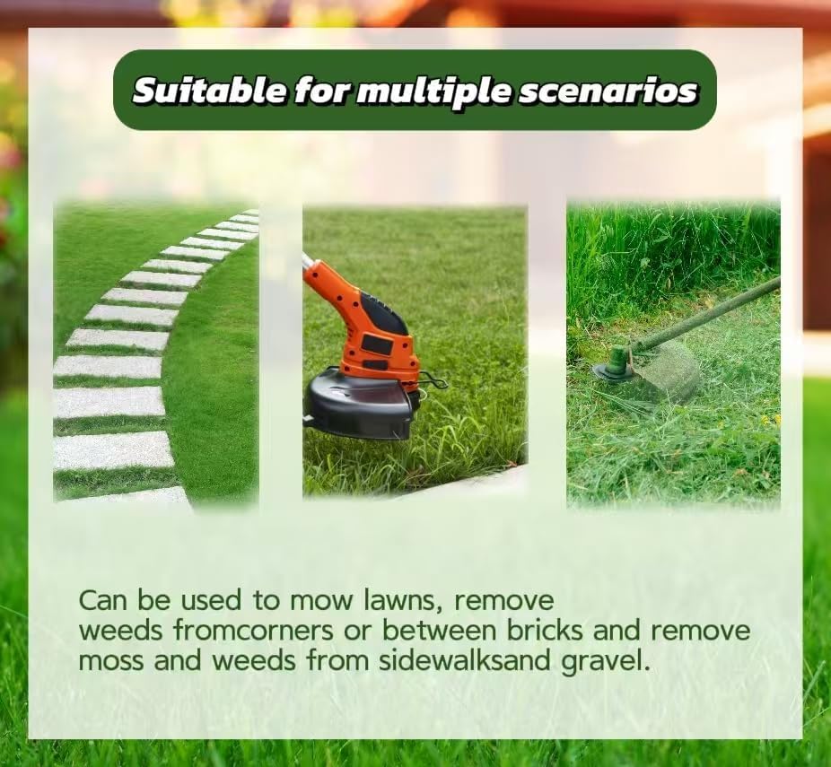 Universal Ssteel Wire Trimmer Head 6 Inch Wire Trimming Head Steel Wire Grass Trimmer Head for Weedeater - Image 5