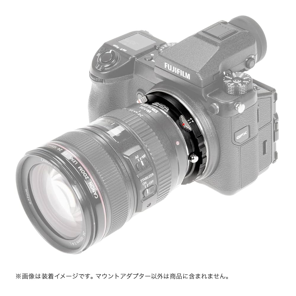Amazon | Fotodiox 電子マウントアダプター EF-GFX-FSN (EF