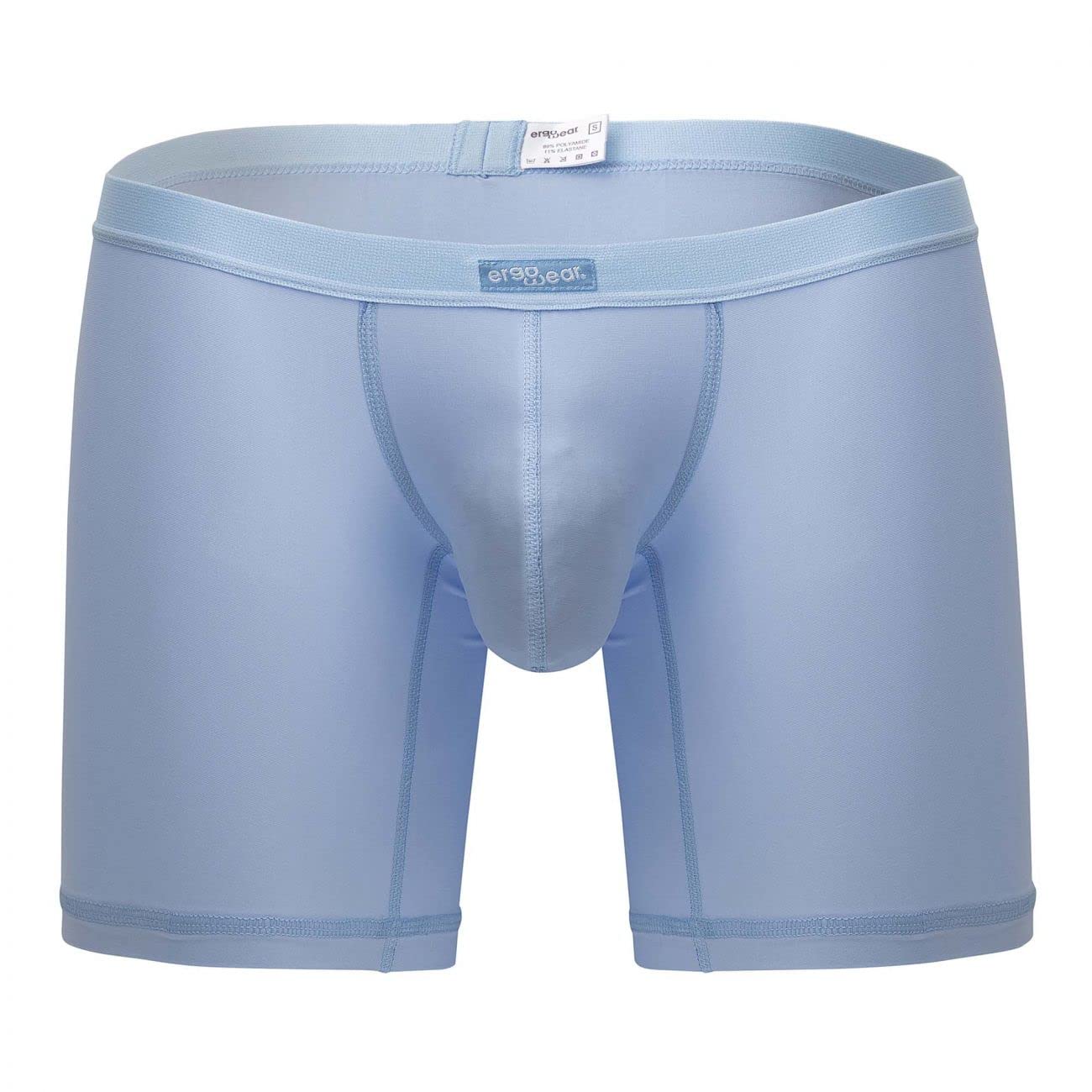 ErgoWear Men's Underwear Midcut Boxer SLK (Sky Blue/M)