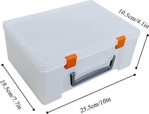 Miniatura 5 de PASOL Caja de almacenamiento transparente para tarjetas, más de 1000 tarjetero, organizador de tarjetas portátil para tarjetas coleccionables y