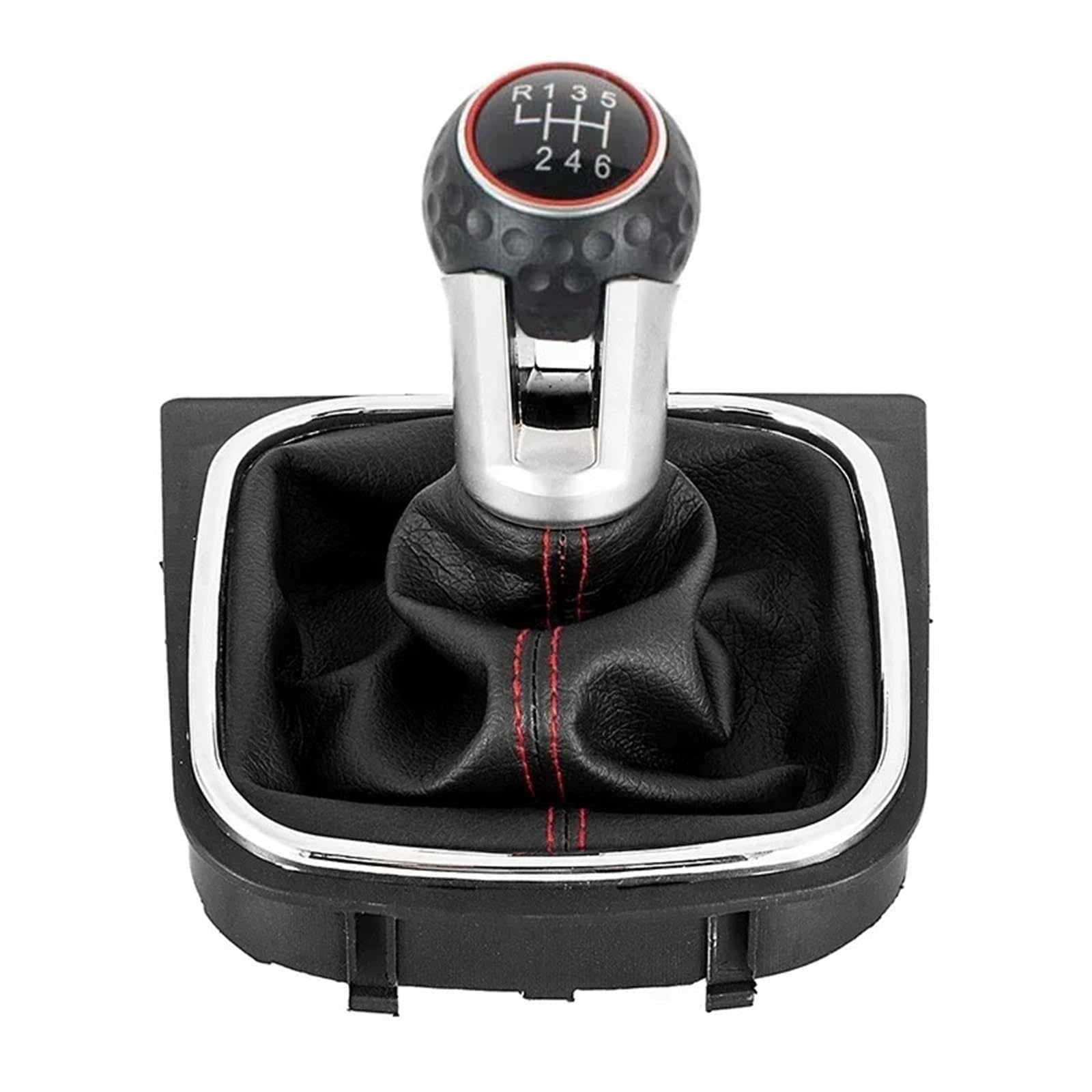 XZCVTYW for Golf 5 MK5 R32 GTD GTI for Golf 6 MK6 R20 2004-2013 Car Shifter Knob Cover Car Gear Shift Knob(6 Speed)
