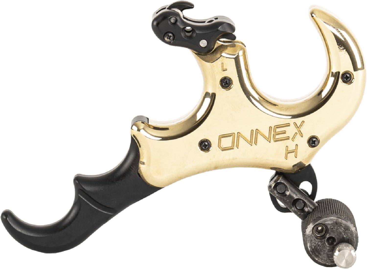 Stan OnneX Hinge Archery Release – Micro-Adjustable Hinge with Draw Control, Click Options, and Modular Fit for 3 or 4 Fingers
