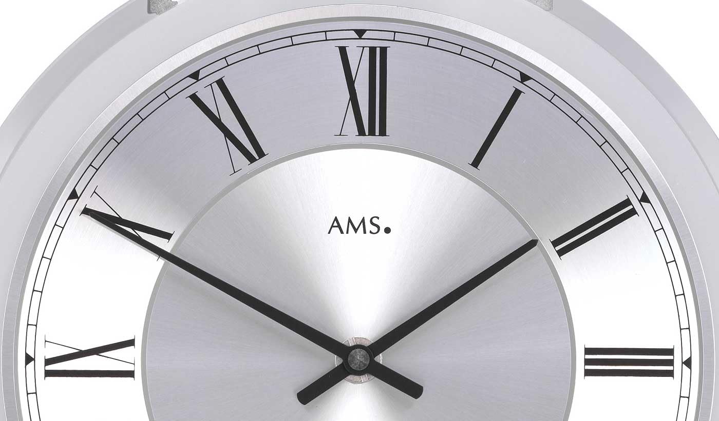 AMS 7018 Pendeluhr Wanduhr mit Westminster Schlagwerk und Bim Bam Schlagwerk.