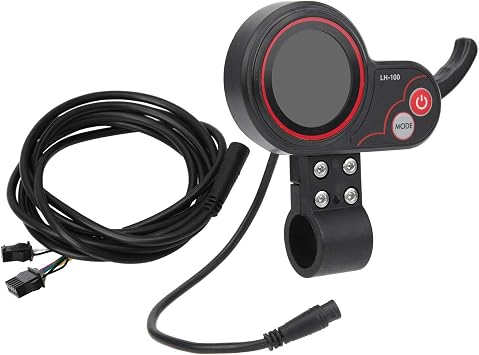 3 Levels of Backlight Comfortable Electric Thumb Throttle, Thumb Throttle with Display, Protection for Electric Skateboard Electric Scooter48V