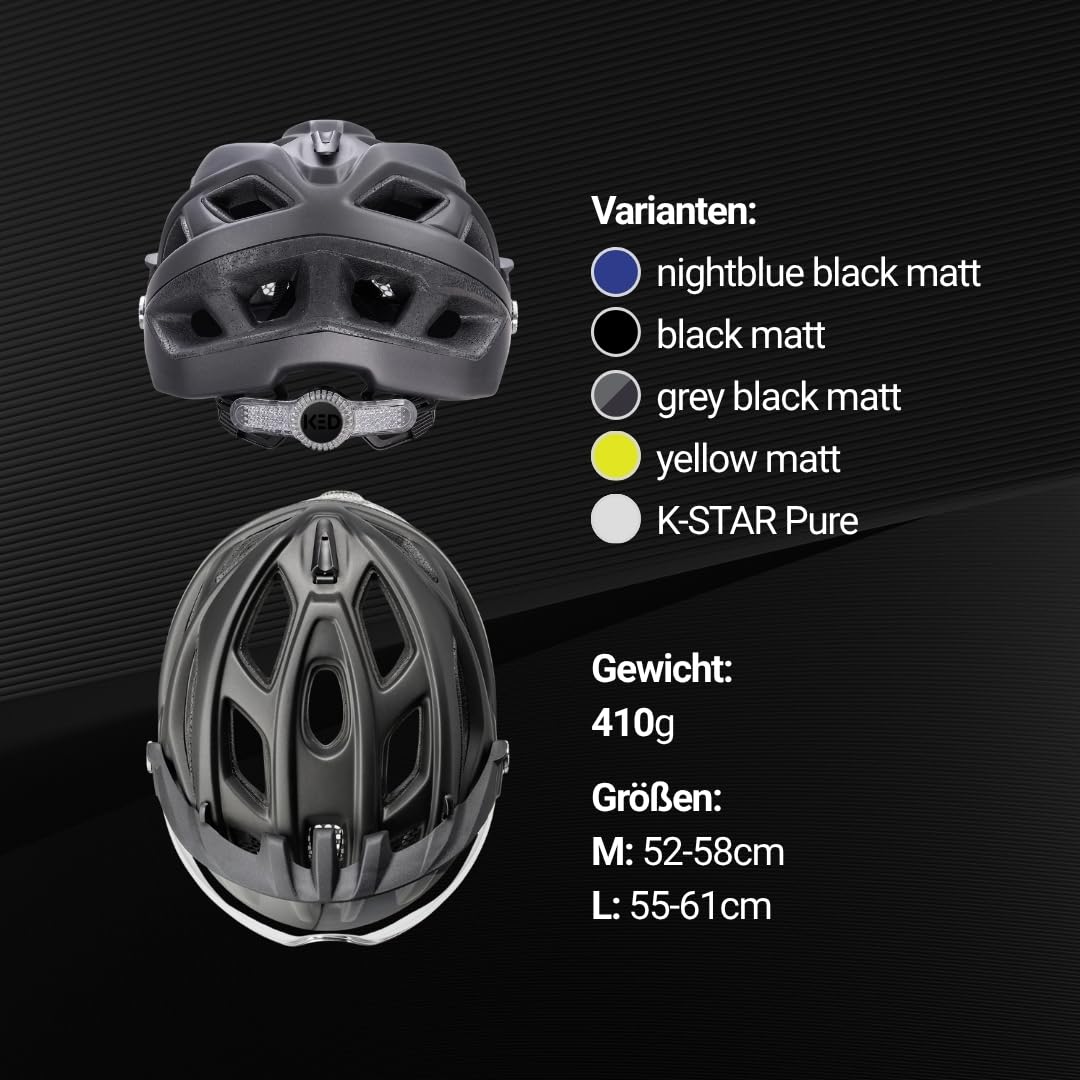 ked fahrradhelm größen Covis Lite M Black matt 52-58 cm Sport & Freizeit Rahmengröße:47 cm (185 cm - 193 cm) Category:E Bikes MTB Cross_Damenfahrrad Pegasus E-Bikes & Fahrräder