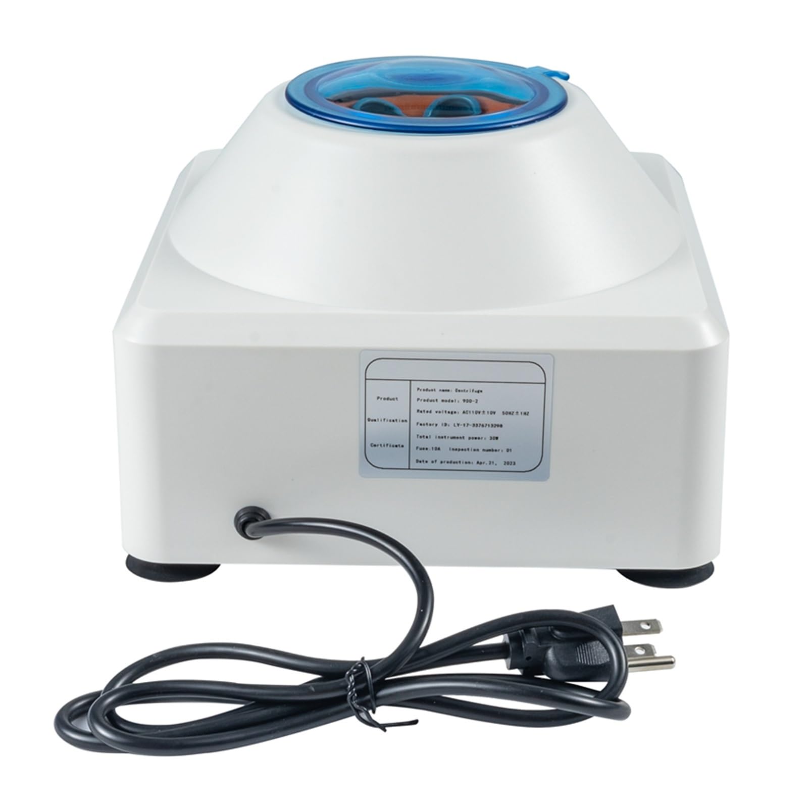 Zentrifuge, Elektrische Laborzentrifuge 900-2, niedrige Geschwindigkeit, 4000 U/min, 2086 x g, 6 20 ml, EU-US-Plasma-Serum, PRP, PRF, Separate Maschine