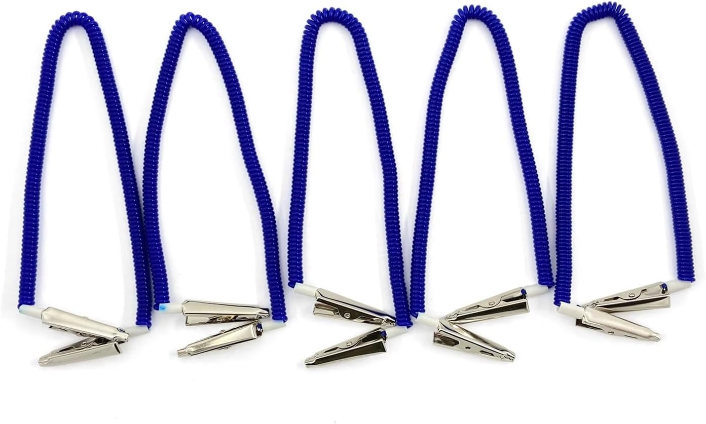 Dental Bib Clips 20Pcs Oral Dental Supplies Material Scarf Clip/Napkin Holders/Spring Rope Dentistry Napkin Holders Dentist Tools