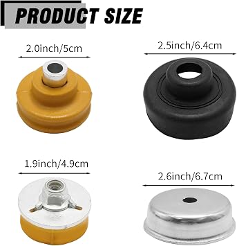 2 Sets Rear Shock Absorber Suspension Top Strut Mount Kit, Replacement for BMW 1 3 Series X1 E82 E84 E87 E88 E90 E91 E92, Replaces 33506771737 33506767010