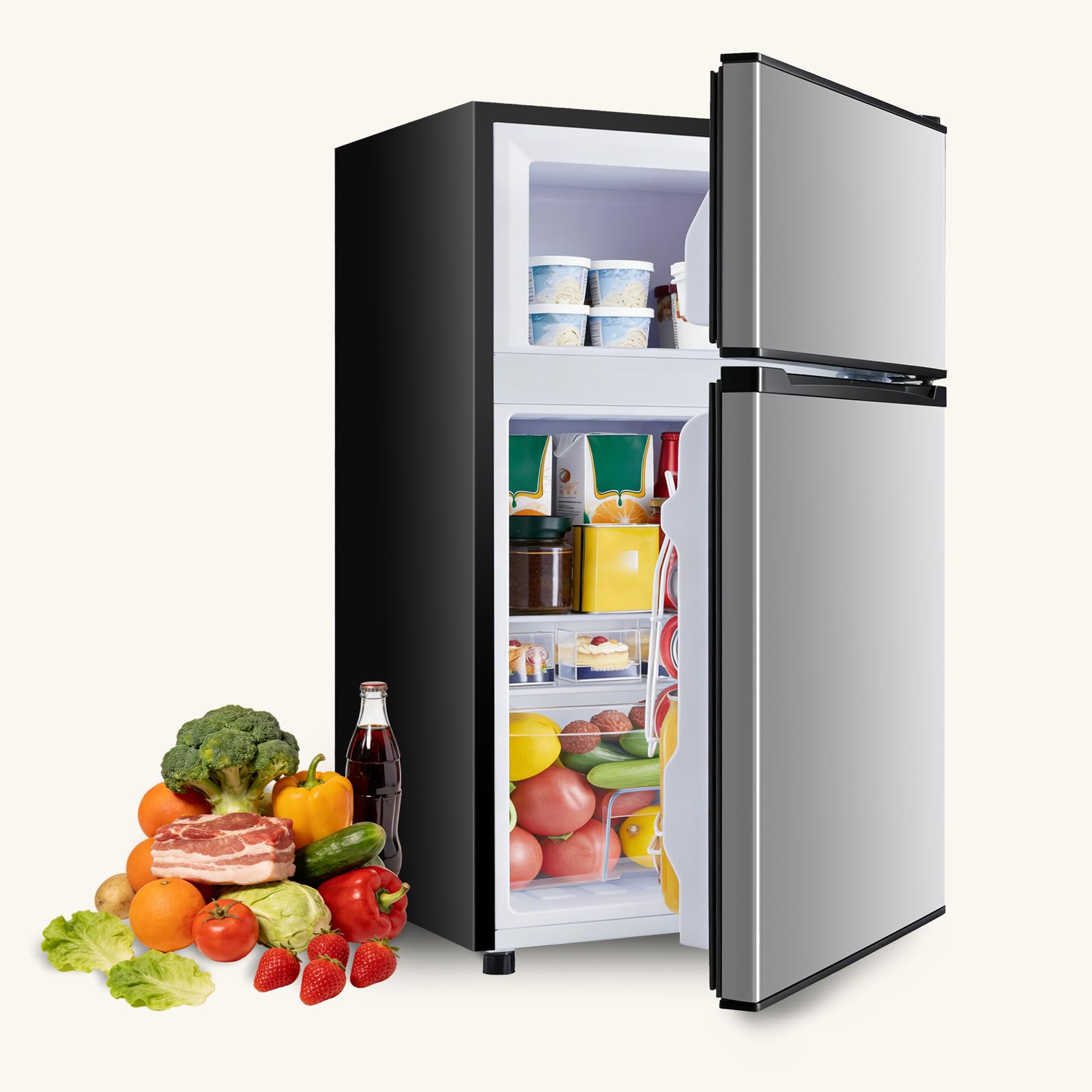 NEWBULIG NW-BX-SM01-SR 3.2 cu ft Compact Freezer