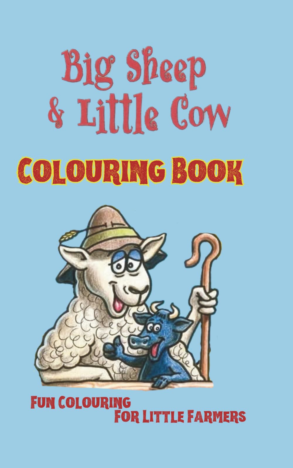Big Sheep Little Cow Colouring Book