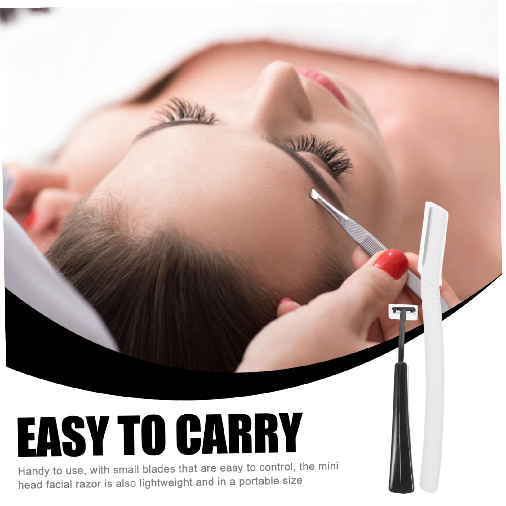 Didiseaon 8juegos Cuchillas De Afeitar Para Cejas Rasuradora Facial Portátil Herramienta De Dermaplaning Para Eliminar Fino Cara y Cuello