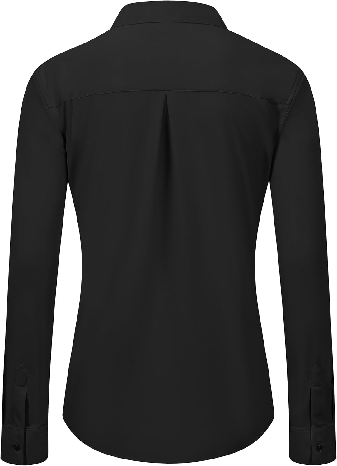 CBOO Women's Stain-Resistant Shirts Wrinkle Free & Non Iron Long Sleeve Button Down Blouse Office Tops - Image 4