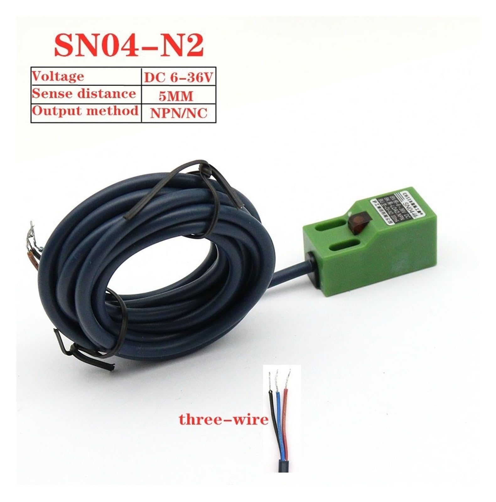 SN04-N SN04N 4mm Proximity Sensor NPN, 3 Wires, Normally Open 6