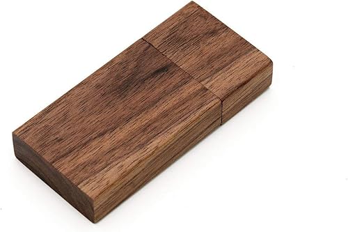 Miniatura 7 de Paquete de 5 unidades de memoria USB rectangulares de madera de nogal 2.03.0 con memoria USB (2.016GB)