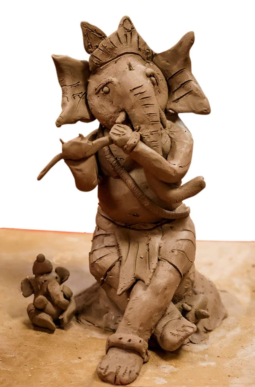 KALSUTANSHI ® :100% Pure Natural Shilpkar Shadu Clay Mati for Making Ecofriendly Ganesha Idols Ganapati Festival | School Clay Making | Diwali Diya Making | Festival Art DRY SADHU CLAY POWDER (03 KG SADU) 1
