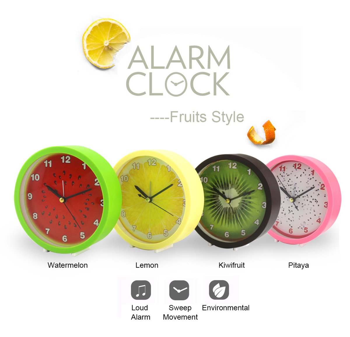 Amazon.com: Enjoy Best Time Cute Fruits Lemon Table Wall Mounted