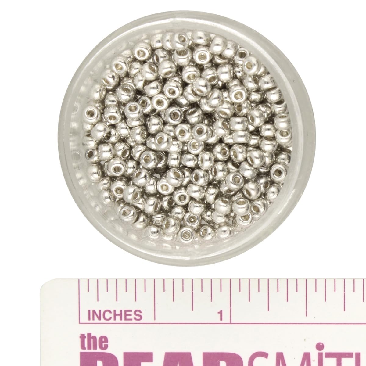 Miyuki Round Seed Bead Size 8/0 22g-tube Galvanised Silver