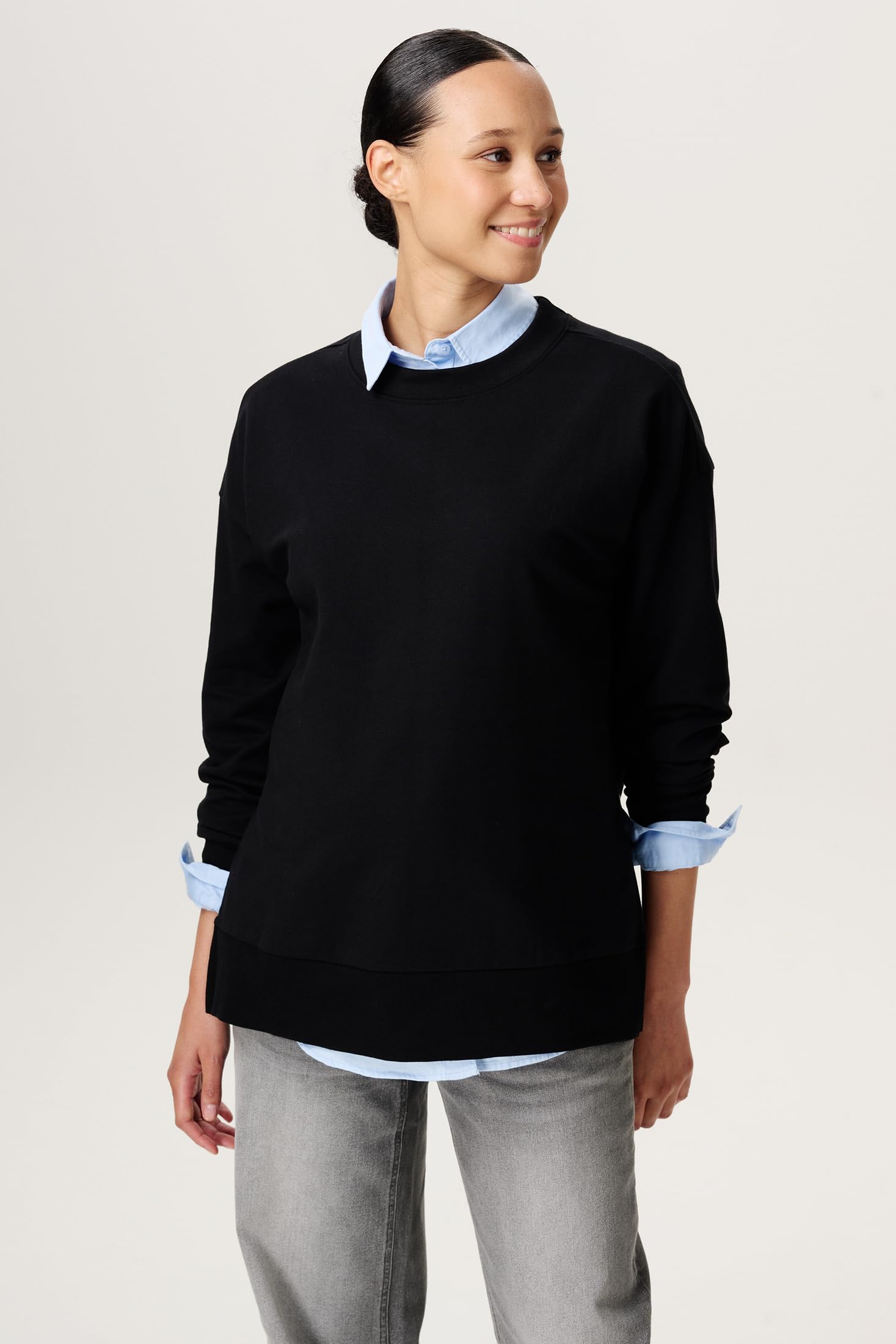 Damen Pepe Nursing Sweat Sweater Ls Pullover