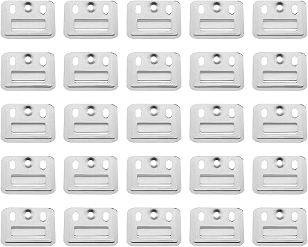 Heyous 25PCS Wall Panel Fixings - Stainless Steel Silver Clips for Hanging Integrated Wall Panels