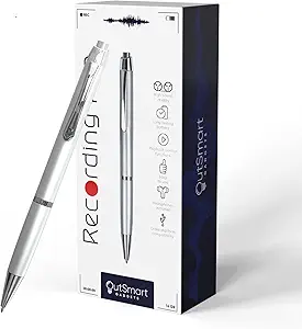 Audio Recording Voice Recording Device - Audio Recordings - 1 Click Operation - Portable USB Playback - 16GB Storage - 400 Hours of Audio - Voice Recorder for Lectures and Meetings
