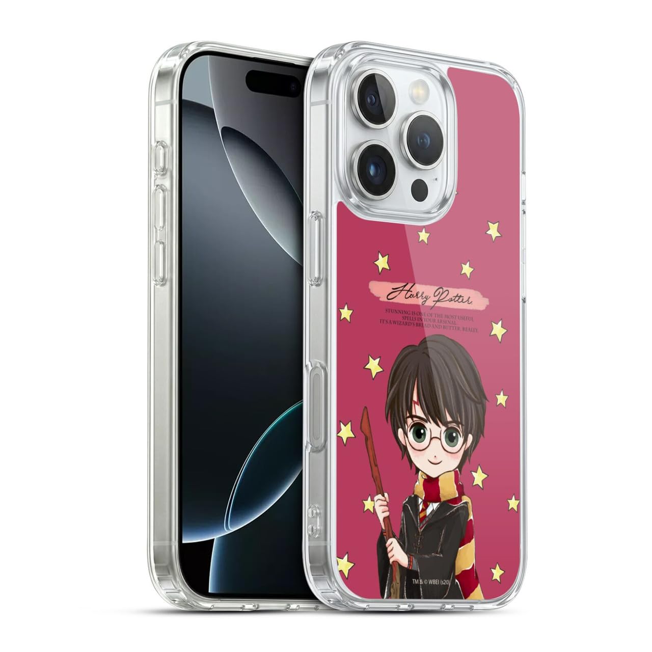Head Case Designs Licenciado Oficialmente Harry Potter Patrón Luna Reliquias de la Muerte XXXVII Caso Funda de Gel Suave Compatible con Apple iPhone 12 / iPhone 12 Pro — view 210