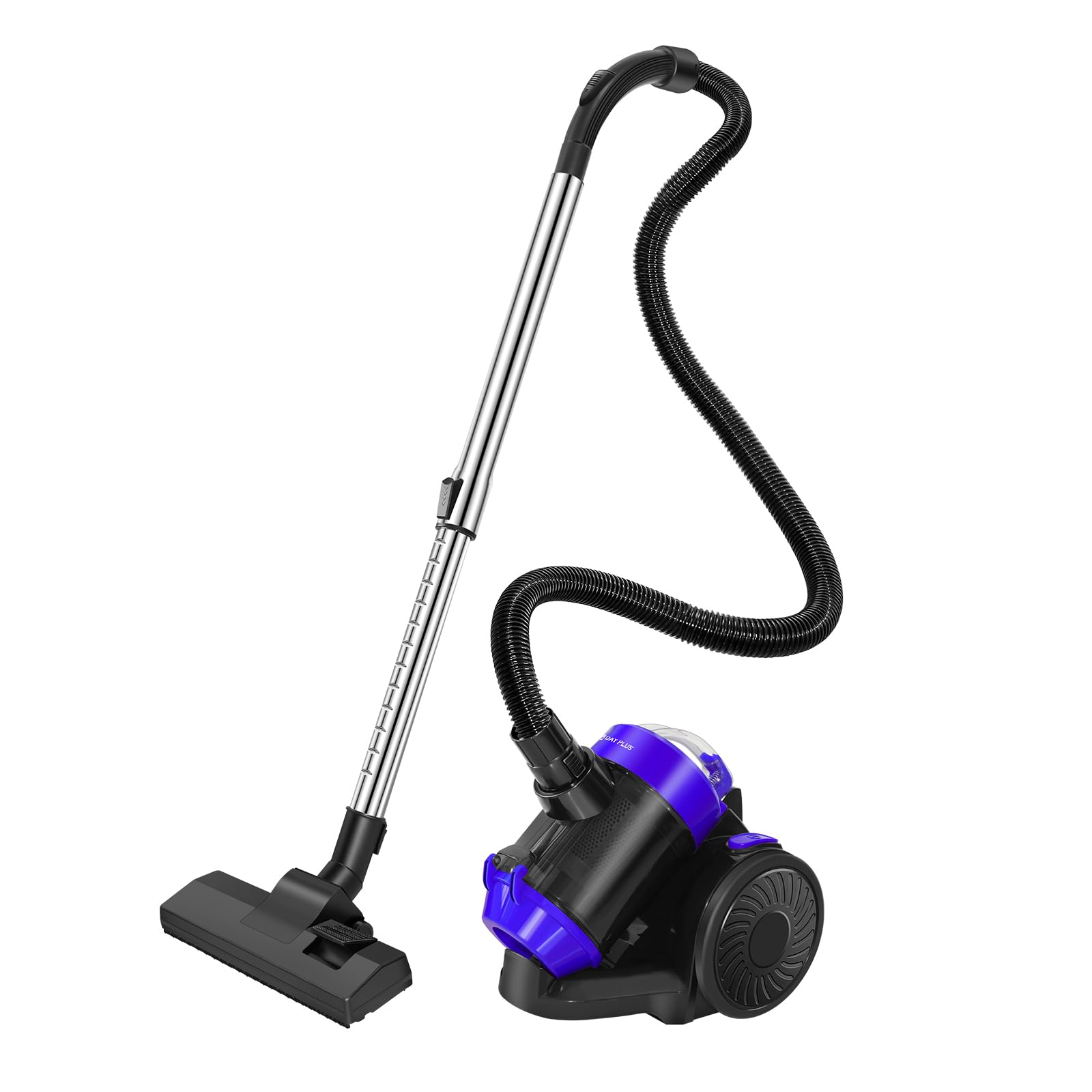 Aspiradora sin bolsa, 1200 W, para pelo de animales, sin bolsa, tecnología ciclónica, depósito de polvo XL de 1,5 L, cable automático y accesorios para suelos, alfombras, tapicería