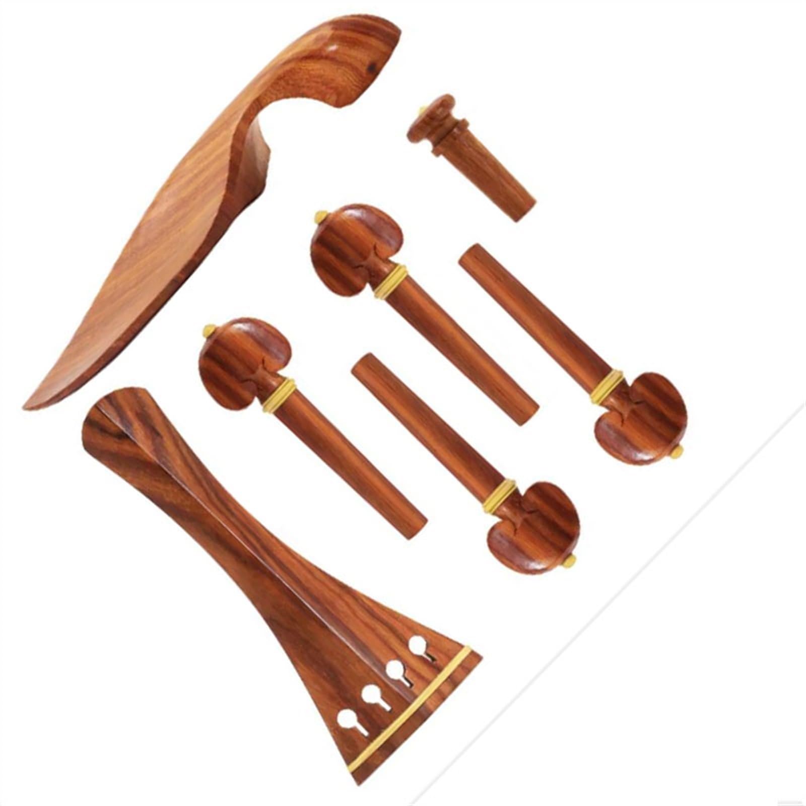 Zestaw do skrzypiec 4/4 Pełnowymiarowe akcesoria do skrzypiec Palisander Kołek do skrzypiec Końcówka podbródka Kołek końcowy części zamienne do skrzypiec