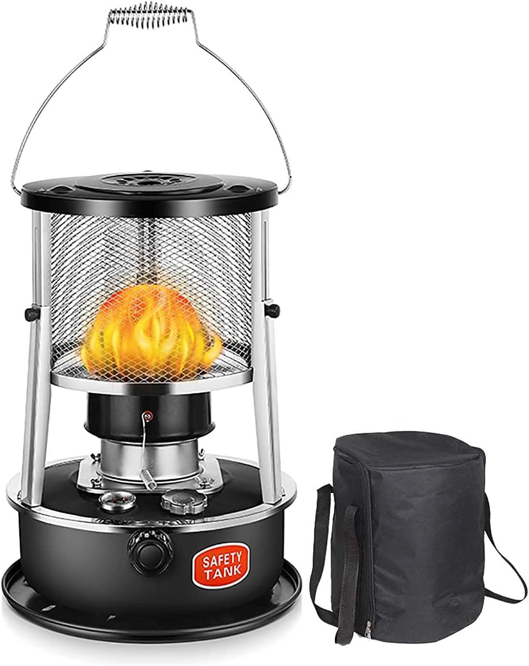 Kerosene Heaters,Small Kerosene Space Heaters for Indoor Outdoor Use, Portable Multifunctional Stove with Storage Bag, for Patio, Fishing,B