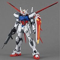Vista 4 de Aile Strike Gundam de Bandai Hobby MG. Kit de modelo de figura de acción en escala 1 en 100.RM.