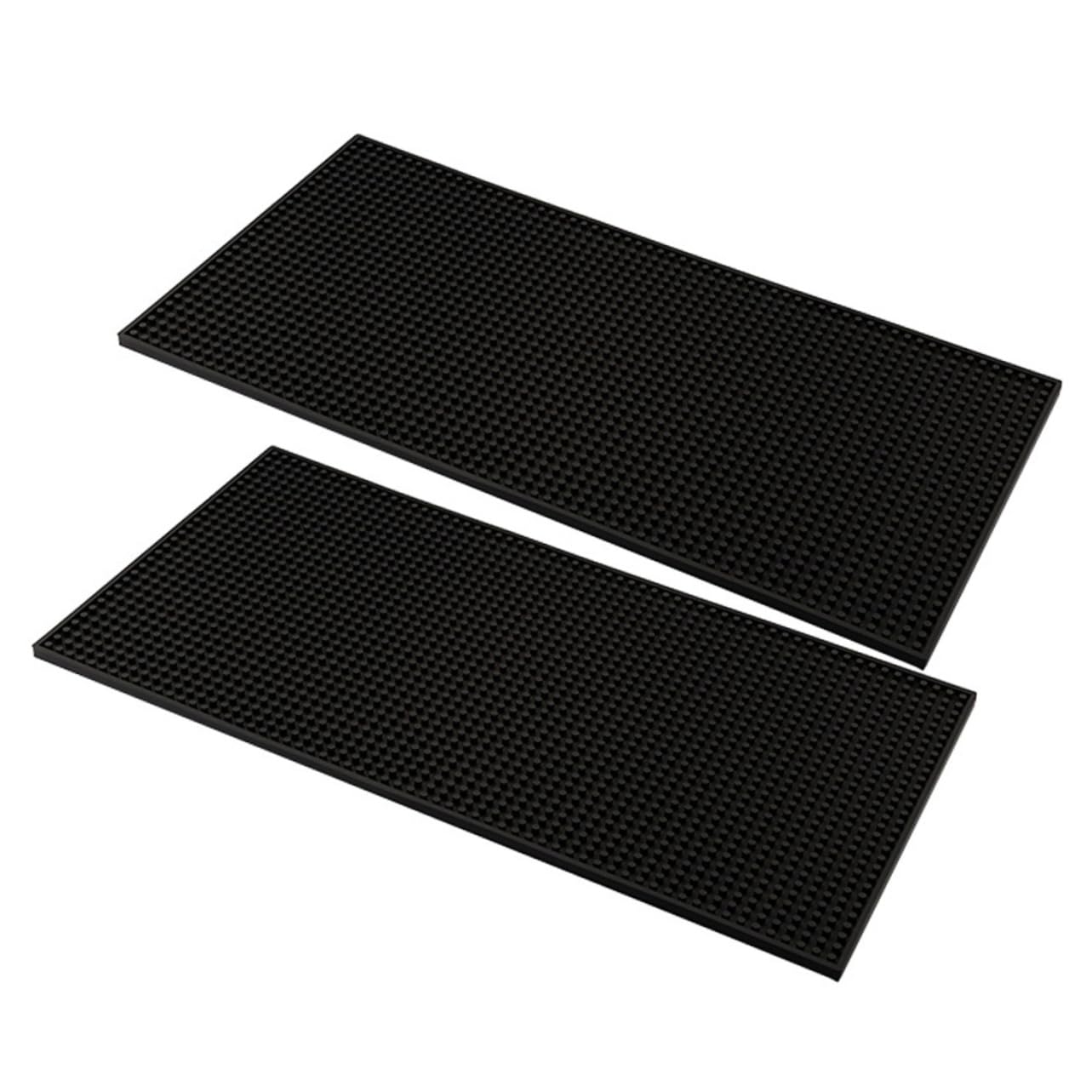 2pezzi Tappetini Antiscivolo Per Bar Tappetini Per Tavolini Da Cuscini Per Bancone Bar e Bicchieri d Pratici e Portatili Resistenti Per Uso Prolungato Semplici Da