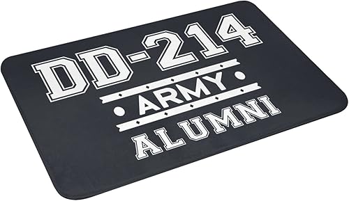 Miniatura 4 de DD-214 - Tapete antideslizante para puerta de exalumnos del ejército estadounidense, duradero, para interiores y exteriores, para entrada, tapete de