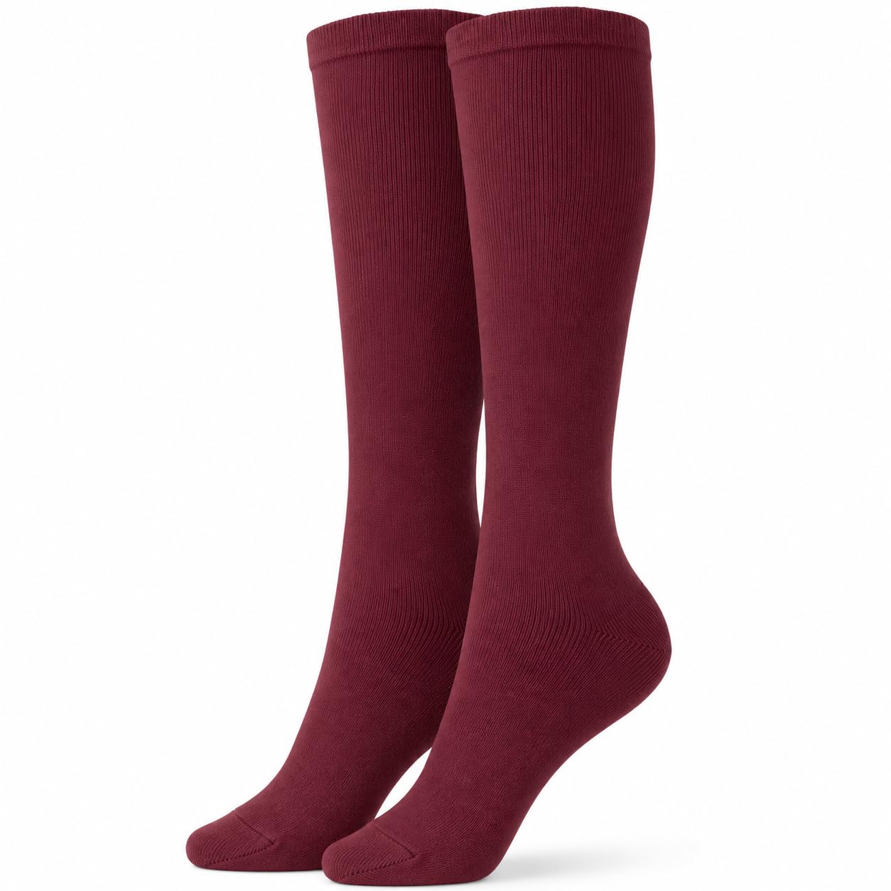 juDanzy Solid Knee High Socks for Sports or School Uniforms