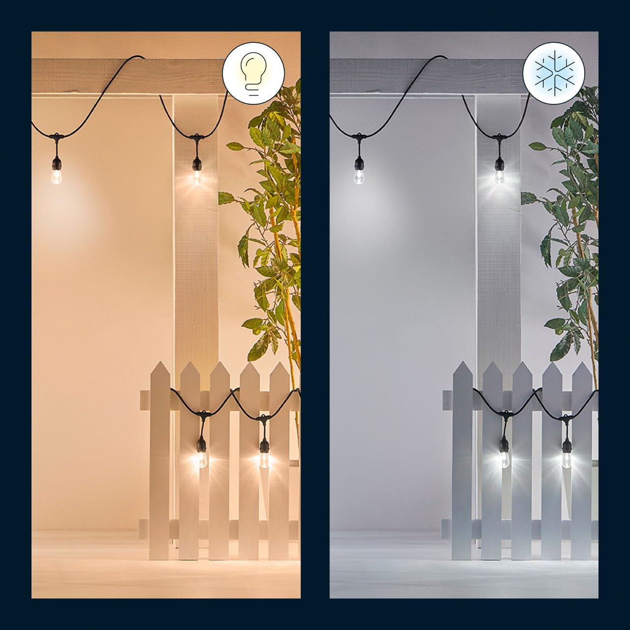 WIZ Guirlande Lumineuse Connectée, 16 millions de couleurs et nuances de blanc, 15 mètres, Idéal pour un utilisage extérieur (IP65), Compatible Alexa, Google Assitant et Apple HomeKit