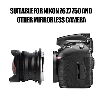 Amazon.com : for Lens,7.5mm f / 2.8 180º Wide Angle Lens MC