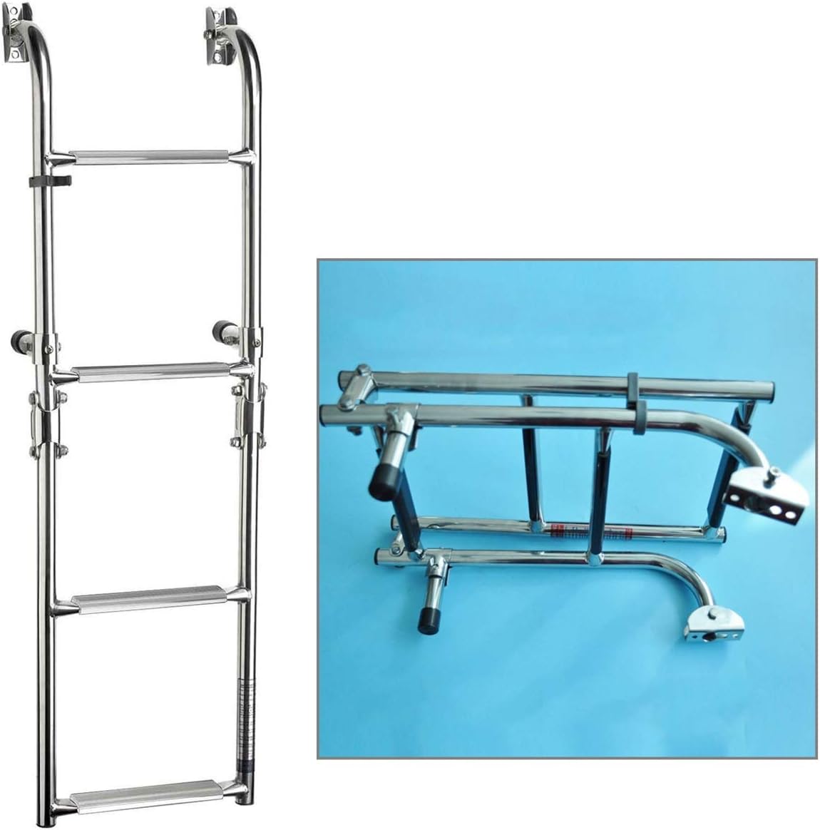 LeeKous Telescoping Telescopic Extension Portable Collap Marine Boat Telescopic