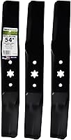MaxPower 561557B 3-Pack Mower Blades for 54" MTD, Cub Cadet, Troy-Bilt, Craftsman - Replaces OEM 942-05056A, USA Made