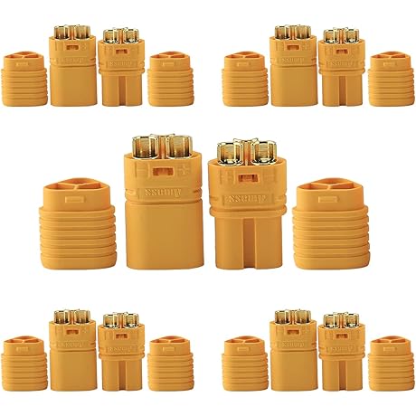 Amass MT60 XT60 3.5mm ESC RC Car FPV Quad Helicopter Boat Connector Set